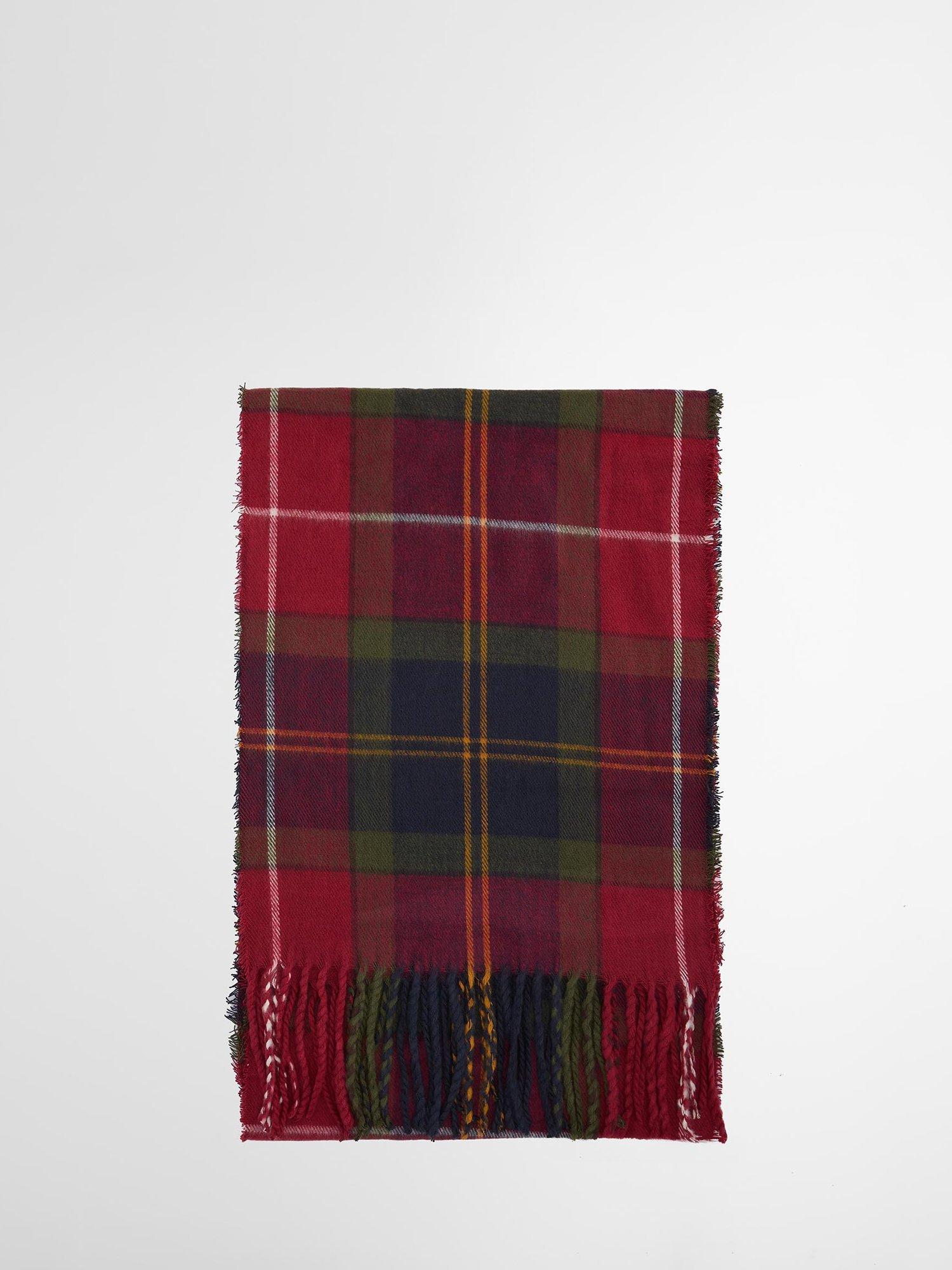 Product image 7 of 10, which shows Swinton Beanie & Galingale Scarf Gift Set, Winterberry Tartan