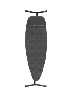 Brabantia Fairtrade Ironing Board D, 135 x 45cm, Heat Resistant Parking Zone, Denim Black