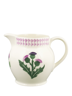 Emma Bridgewater Trees & Leaves Thistle Earthenware Jug, 850ml, Multi Multi