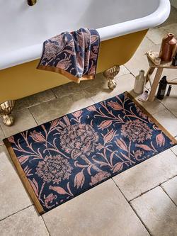 William Morris At Home Wild Tulip Bath Mat, Copper - view 2, Copper