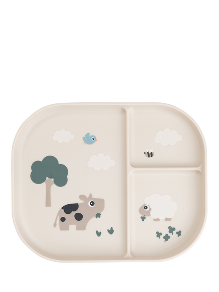 Done by Deer Tiny Farm Foodie Compartment Plate, Tiny Farm