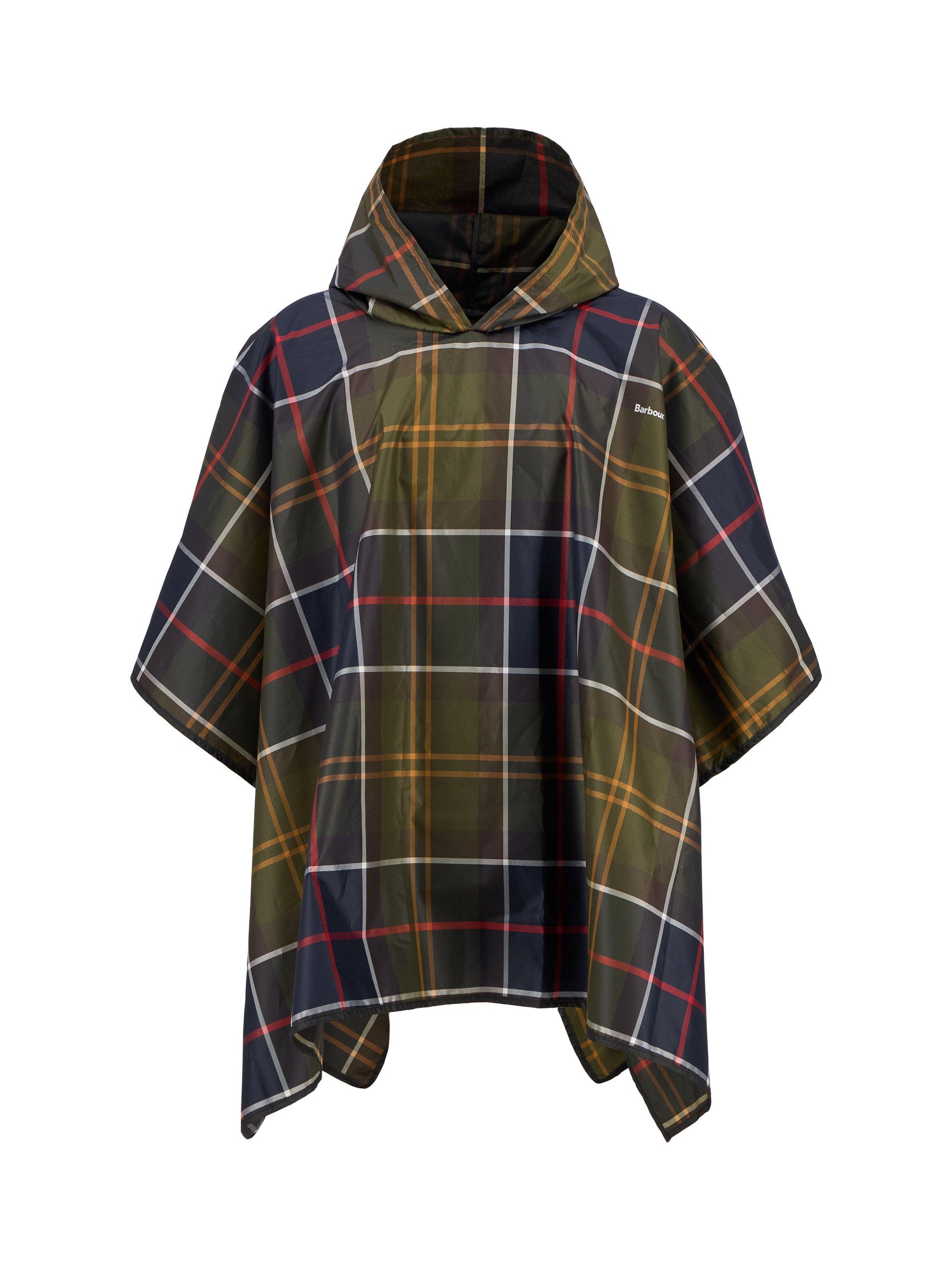 Product image 2 of 7, which shows Barbour Tartan Poncho, Classic Tartan
