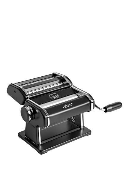 Marcato Atlas Plus Roller Pasta Machine, Black, Black