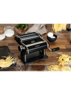 Marcato Atlas Plus Roller Pasta Machine, Black - view 2, Black