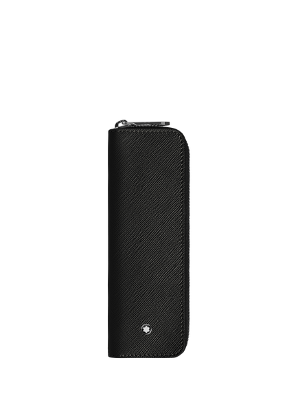 Montblanc Sartorial Leather Pen Case, Black, Black