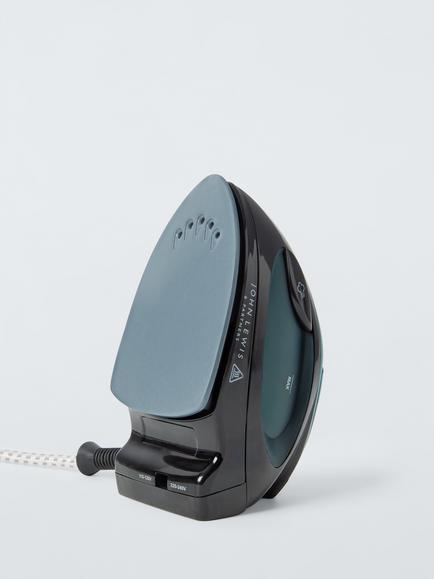 John Lewis Travel Iron, Black - view 2, Black