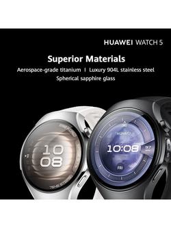 Huawei Watch 5 Smartwatch, 42mm, White - view 2, White