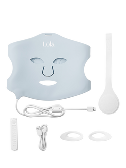 Lola SuperGlow LED Light Therapy Face Mask, Blue, Blue