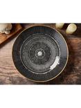 Anton Studio Designs Aztec Glass Bowl, 40cm, Black