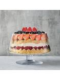 Anton Studio Designs Empire Footed Glass Trifle Bowl, 24cm, Clear
