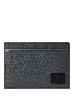 Paul Smith Logo Card Holder, Grey Charcoal
