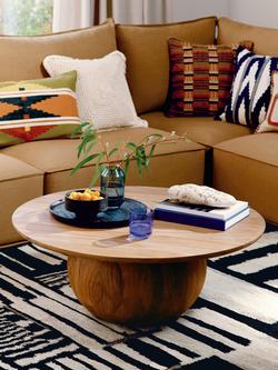 John Lewis Orb Acacia Wood Coffee Table, Natural - view 2, Natural