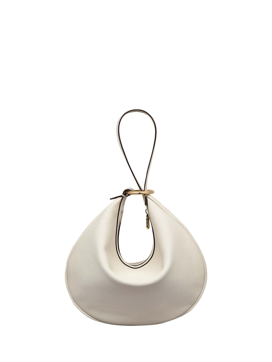 Product image 2 of 6, which shows Radley Harrington Leather Medium Zip Top Clutch Bag, Chalk