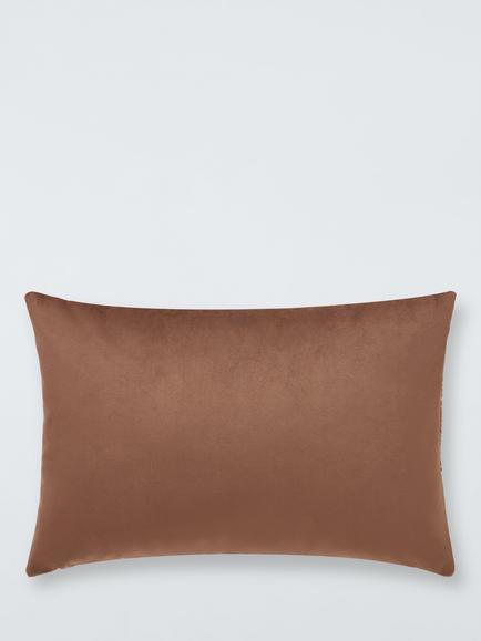 John Lewis Jazz Abstract Embroidered Cushion, Multi - view 2, Multi