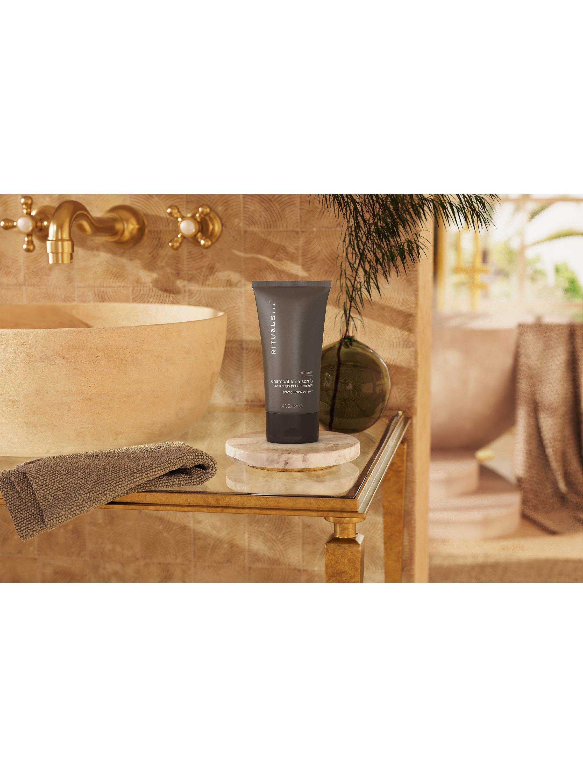 Product image 4 of 4, which shows Rituals Homme Charcoal Face Scrub, 125ml