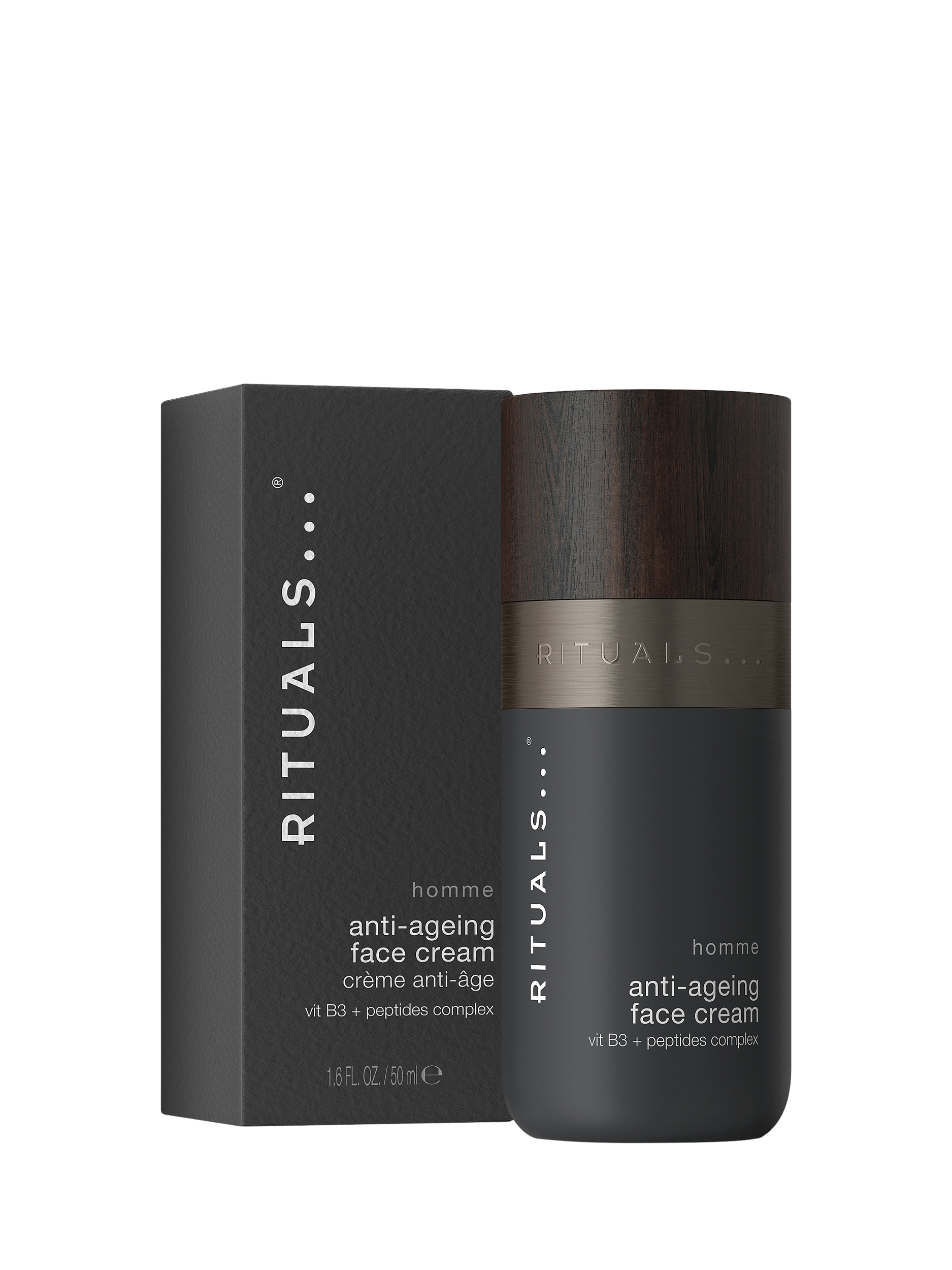 Product image 2 of 6, which shows Rituals Homme Anti-Ageing Face Cream, 50ml