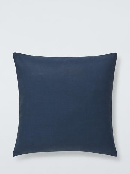 John Lewis Brushstroke Indoor/Outdoor Cushion, Navy - view 2, Navy