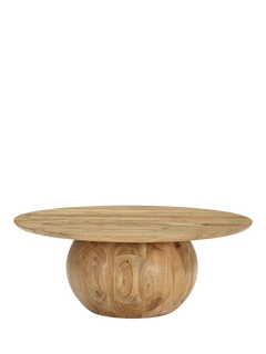 John Lewis Orb Acacia Wood Coffee Table, Natural