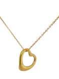 Pre-loved 18ct Yellow Gold Heart Link Chain Pendant