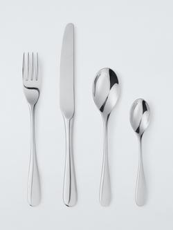 John Lewis Brook Stainless Steel Cutlery Set, 16 Piece/4 Place Settings, 