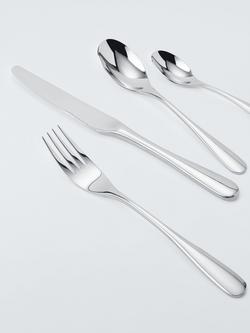 John Lewis Brook Stainless Steel Cutlery Set, 4 Piece/1 Place Setting - view 2, 