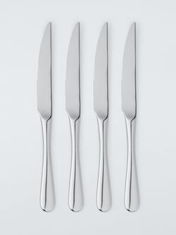 John Lewis Brook Stainless Steel Steak Knives, Set of 4, 