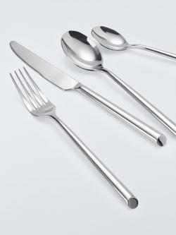 John Lewis Coby Stainless Steel Cutlery Set, 4 Piece/1 Place Setting - view 2, Silver