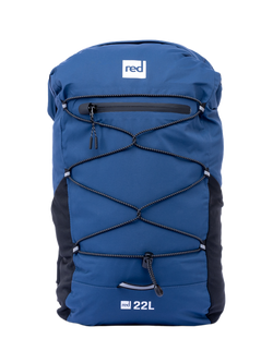 Red Lightweight Waterproof Backpack, 22L, Blue Ocean