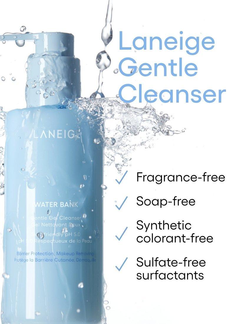 Product image 4 of 6, which shows LANEIGE Water Bank Gentle Gel Cleanser, 250ml