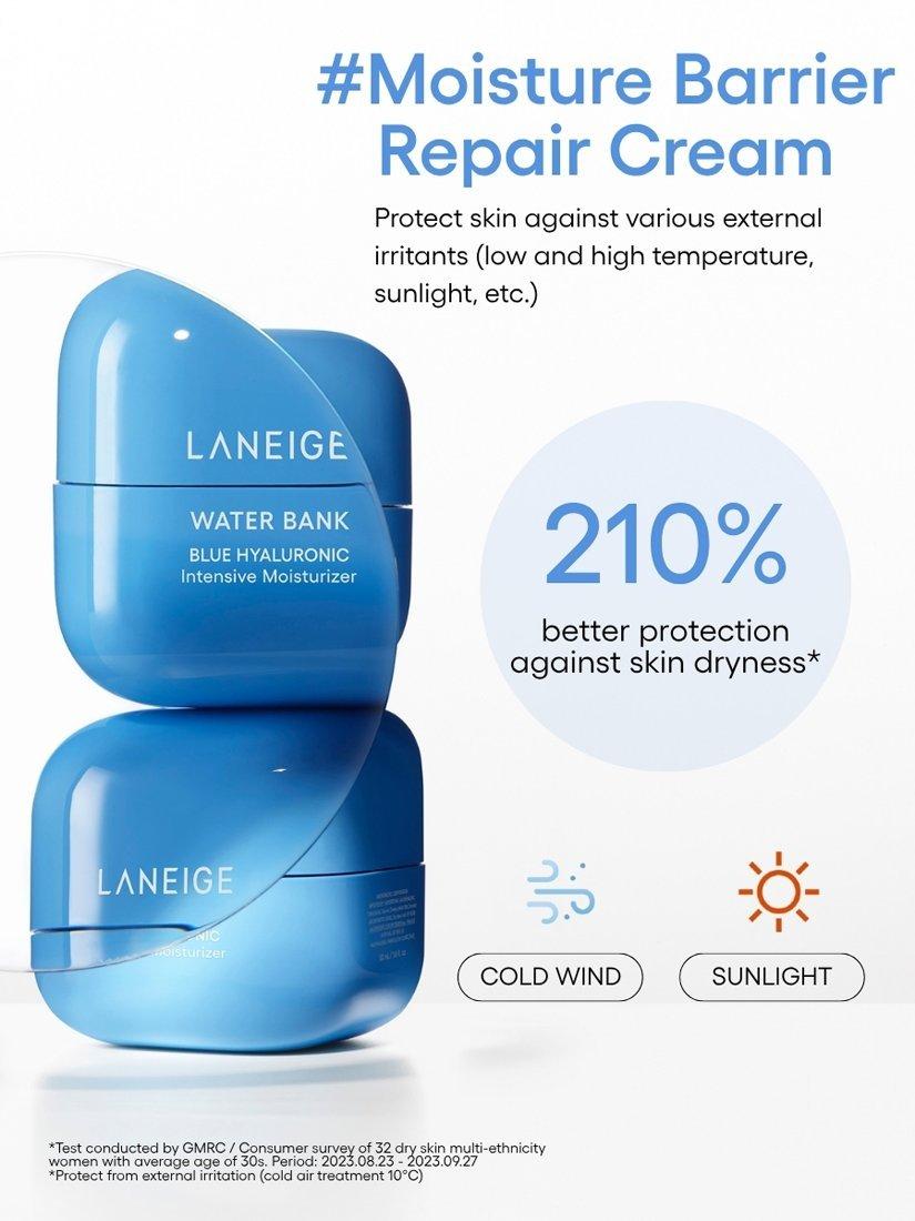 Product image 5 of 7, which shows LANEIGE Water Bank Blue Hyaluronic Intensive Moisturiser Refill, 50ml