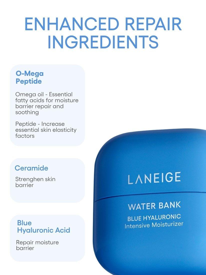 Product image 6 of 7, which shows LANEIGE Water Bank Blue Hyaluronic Intensive Moisturiser, 50ml
