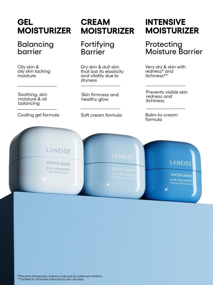 Product image 7 of 7, which shows LANEIGE Water Bank Blue Hyaluronic Intensive Moisturiser, 50ml