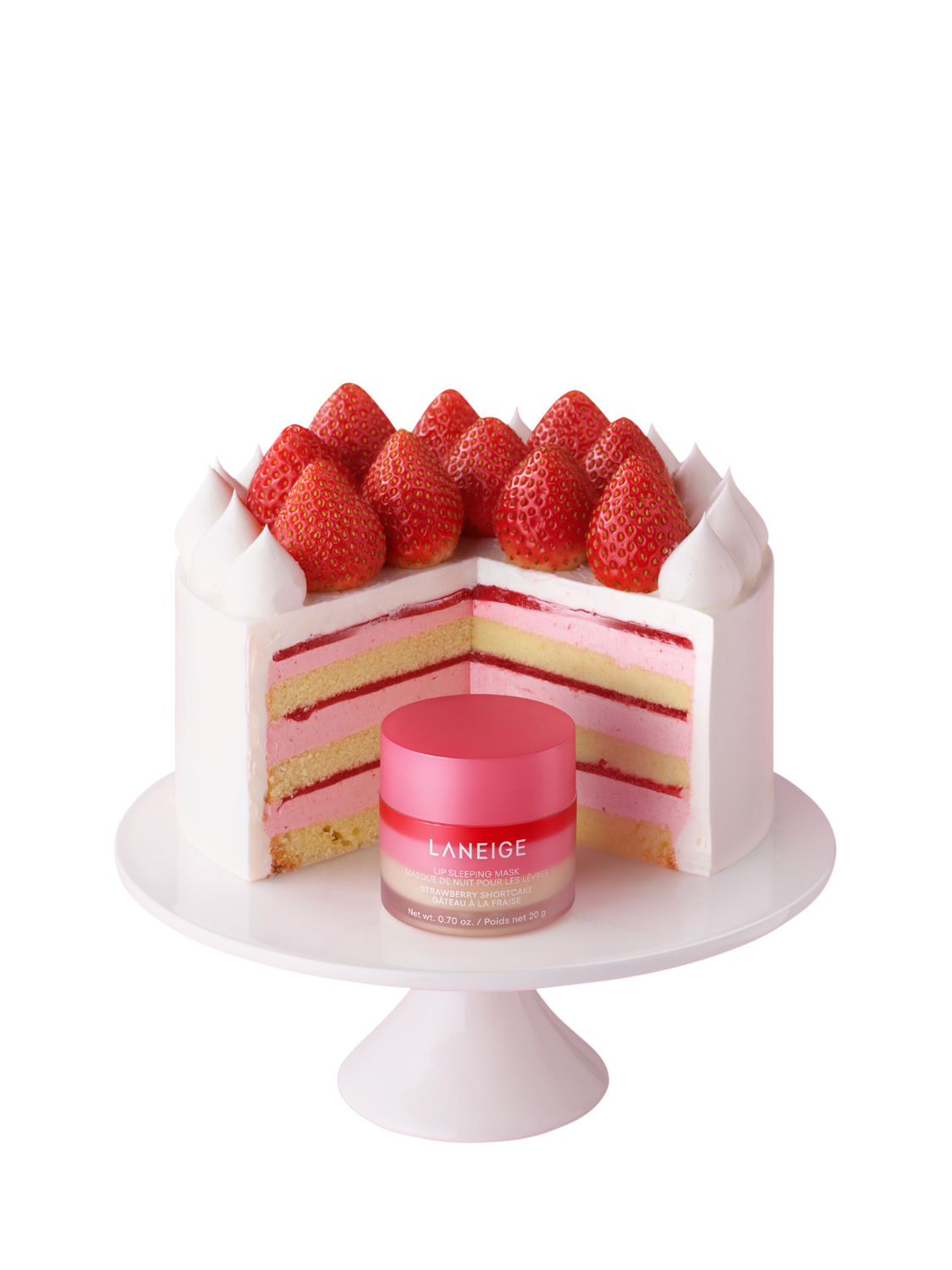 Product image 4 of 7, which shows LANEIGE Lip Sleeping Mask, Strawberry Shortcake