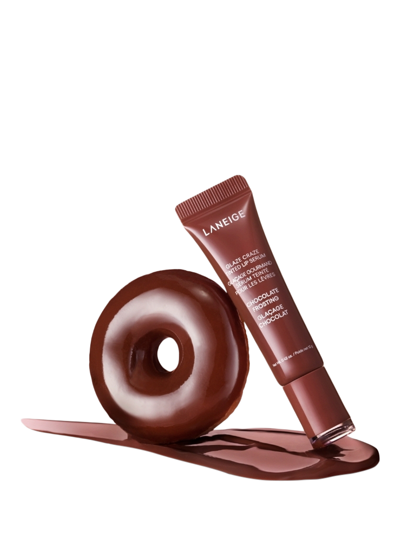 Product image 4 of 11, which shows LANEIGE Glaze Craze Tinted Lip Serum, Chocolate Frosting