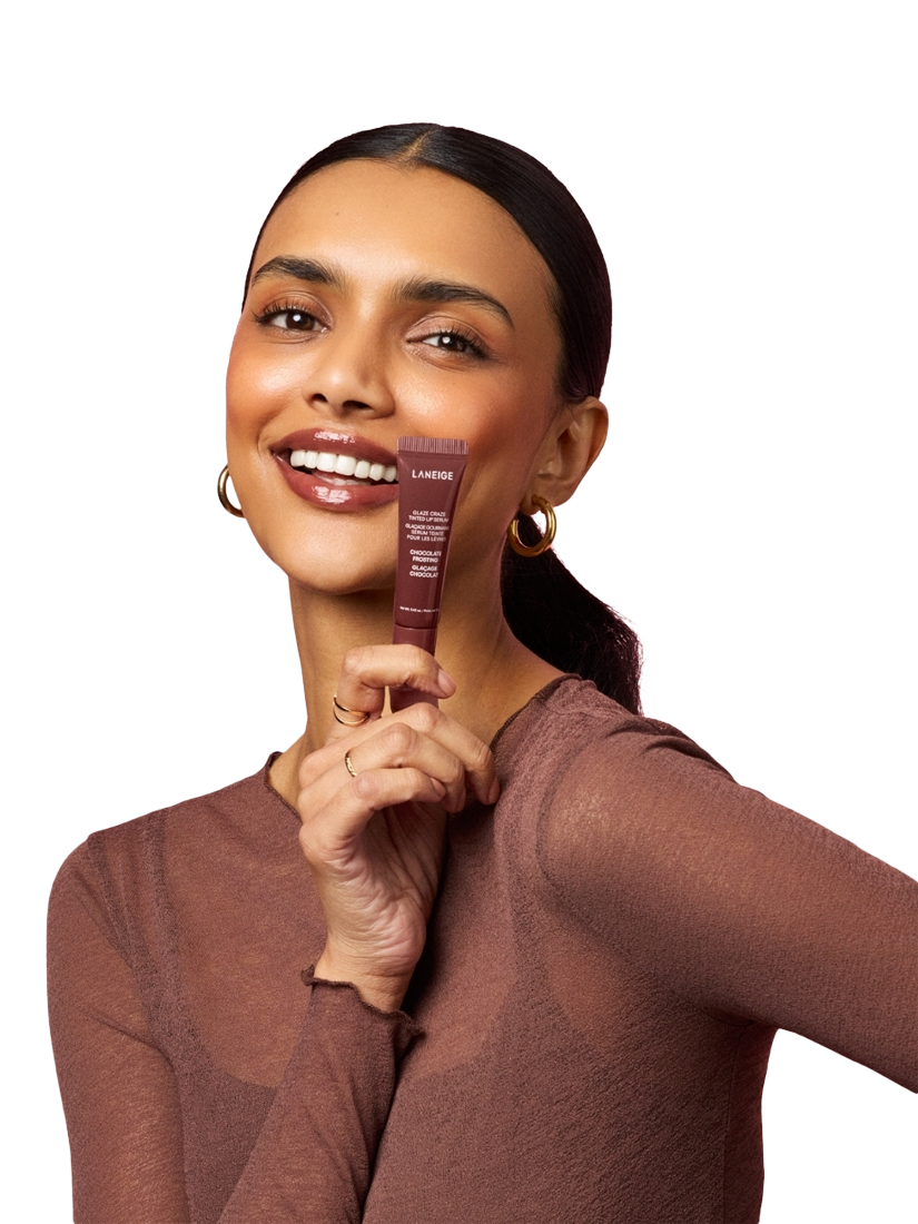 Product image 5 of 11, which shows LANEIGE Glaze Craze Tinted Lip Serum, Chocolate Frosting