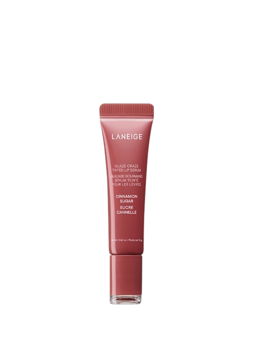 Product image 1 of 11, which shows LANEIGE Glaze Craze Tinted Lip Serum, Cinnamon Sugar