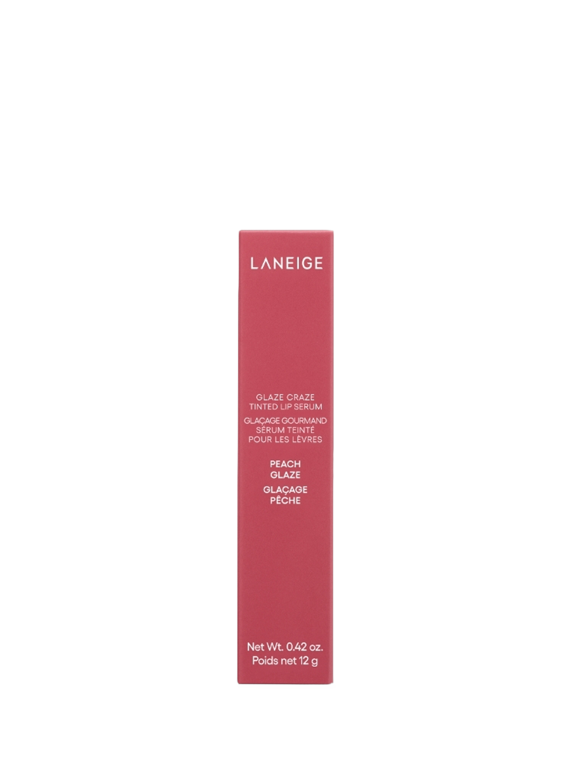 Product image 2 of 11, which shows LANEIGE Glaze Craze Tinted Lip Serum,	Peach Glaze