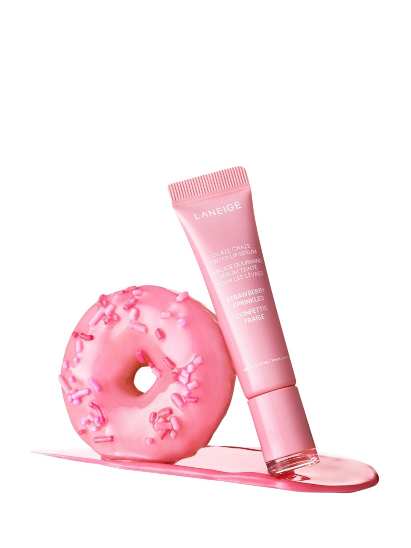 Product image 4 of 11, which shows LANEIGE Glaze Craze Tinted Lip Serum, Strawberry Sprinkles