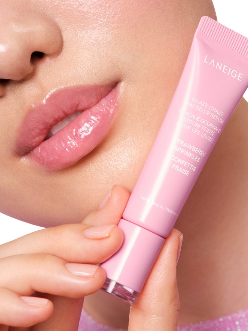 Product image 11 of 11, which shows LANEIGE Glaze Craze Tinted Lip Serum, Strawberry Sprinkles