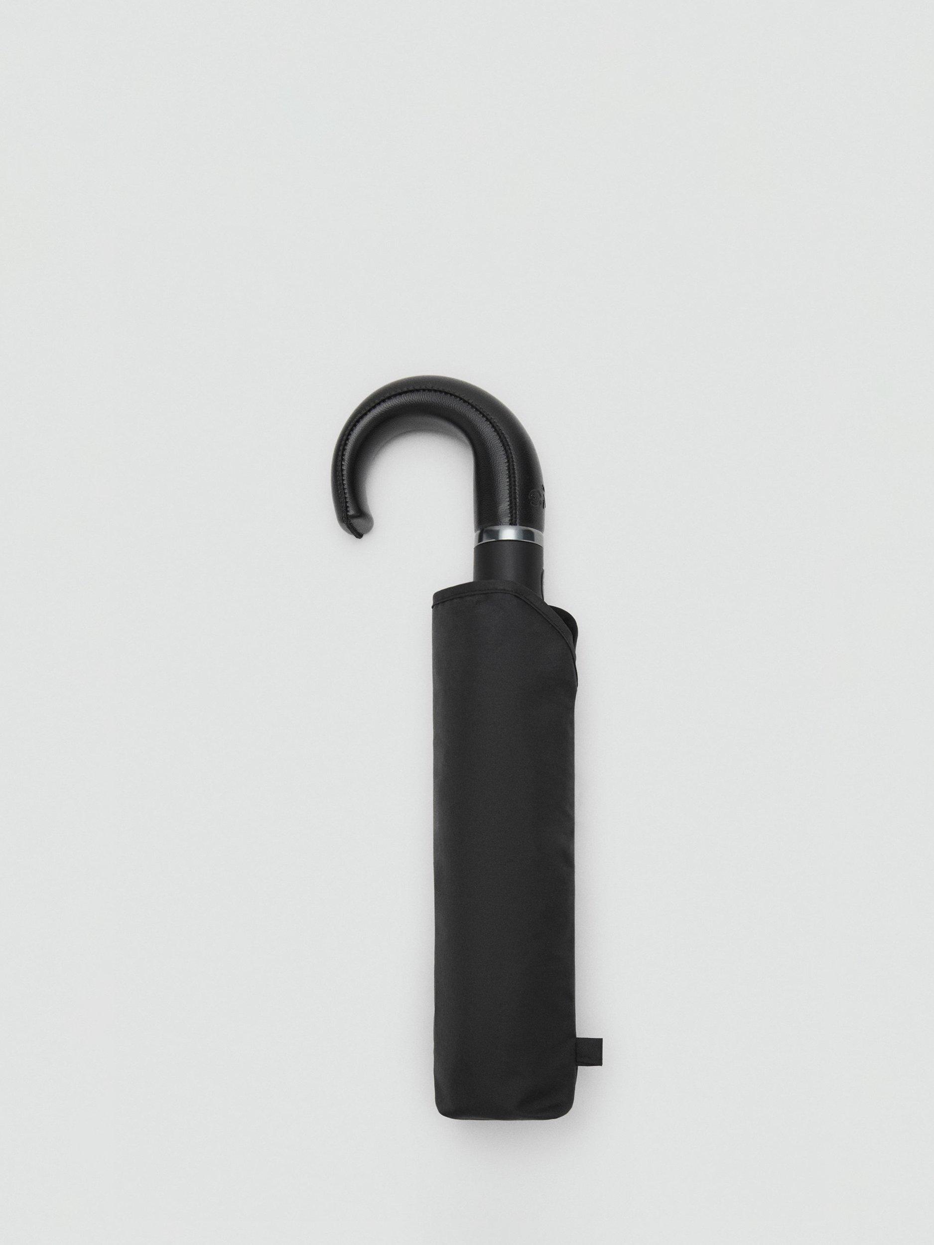 Product image 1 of 4, which shows Mango Compact Umbrella, Black