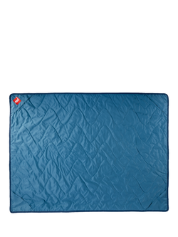 Red Adventure Quilted Lightweight Water Resistant Adventure Blanket, Blue, Blue