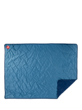Red Adventure Quilted Lightweight Water Resistant Adventure Blanket, Blue