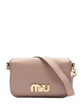 Pre-loved Miu Miu Leather Shoulder Bag, Blush