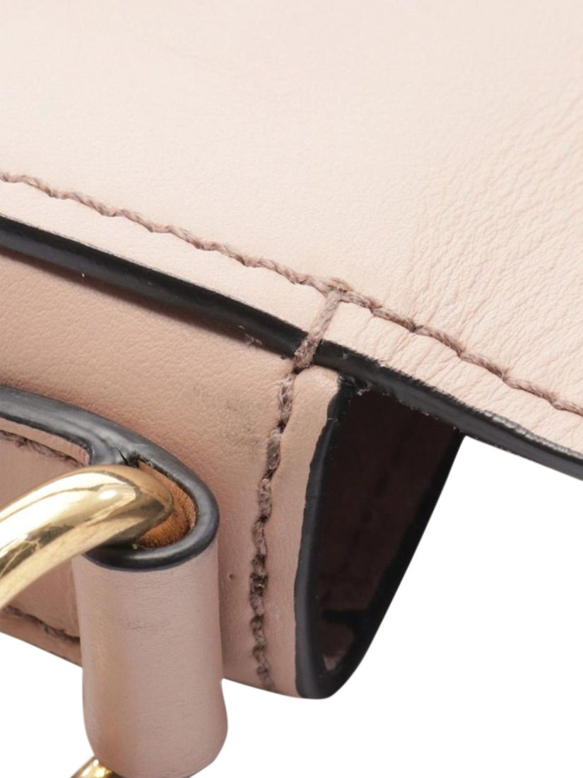 Product image 7 of 9, which shows Pre-loved Miu Miu Leather Shoulder Bag, Blush