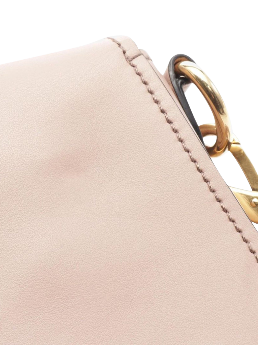 Product image 8 of 9, which shows Pre-loved Miu Miu Leather Shoulder Bag, Blush