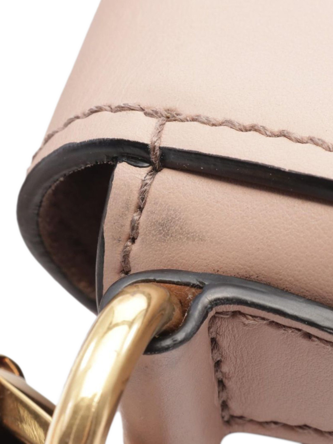 Product image 9 of 9, which shows Pre-loved Miu Miu Leather Shoulder Bag, Blush
