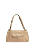Pre-loved SAINT LAURENT Leather Vintage Mombasa Bag, Beige