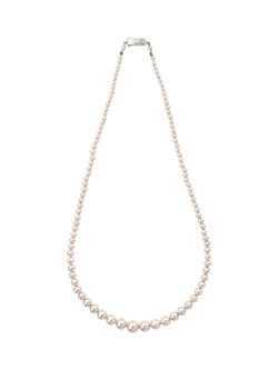 Pre-loved ReFound Vintage Pearl Necklace, Circa 1950, Cream