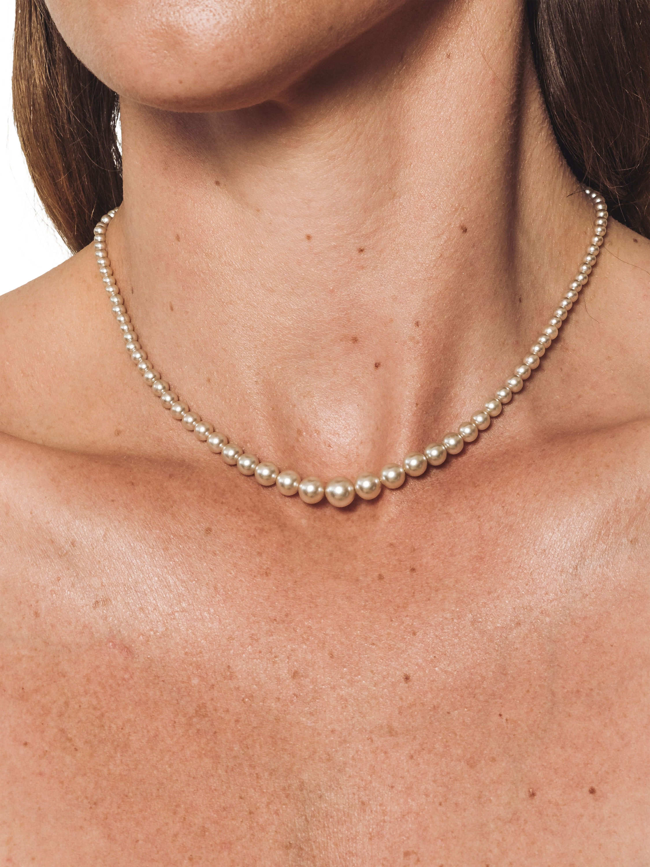 Product image 2 of 3, which shows Pre-loved ReFound Vintage Pearl Necklace, Circa 1950