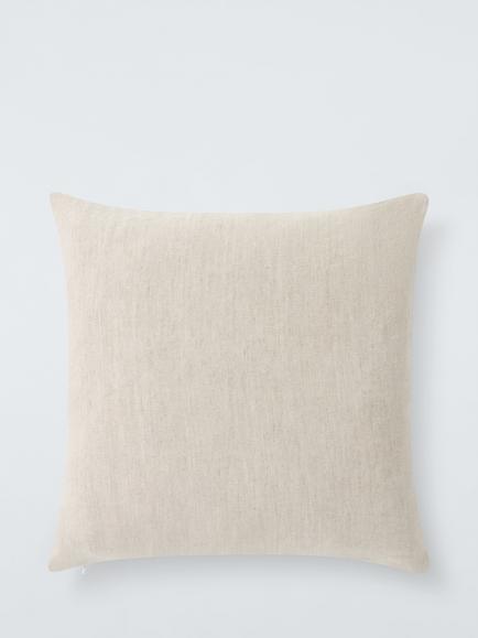 John Lewis Chevron Border Cushion - view 2, Pink